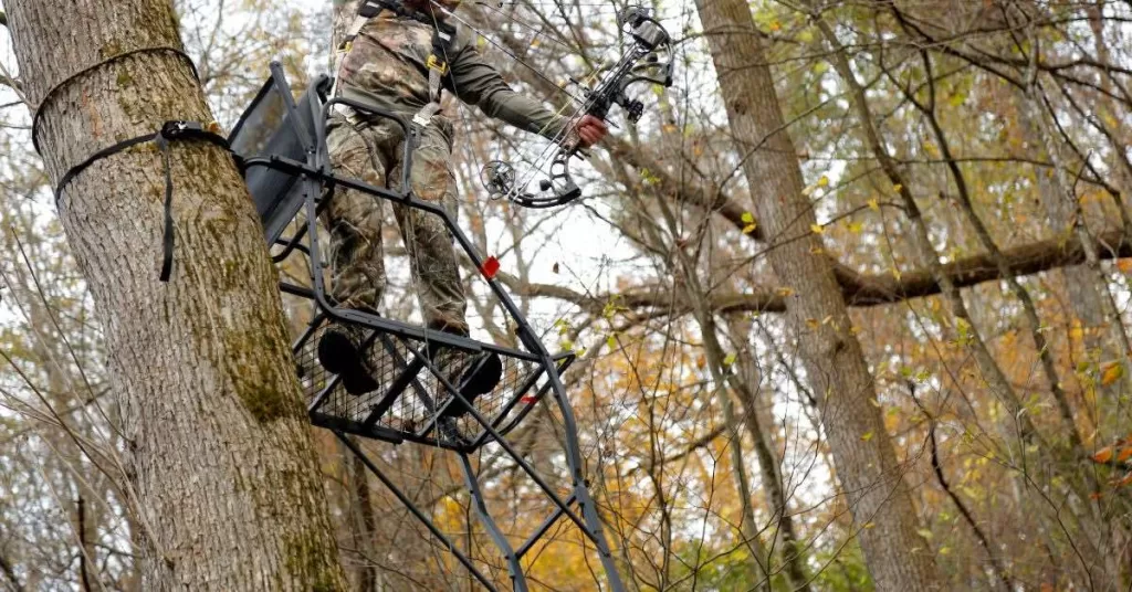 Ladder stand tree climber