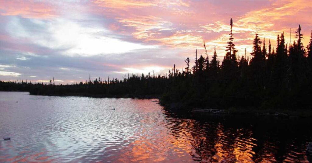 Sunset in Canada