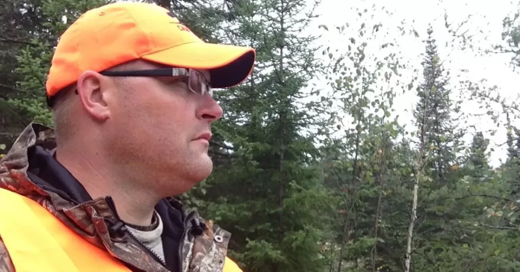 Hunter with in the Canadian woods