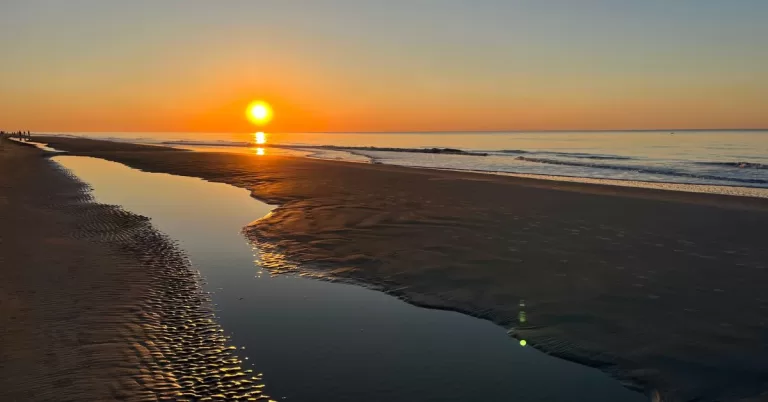 Sunrise on the beach
