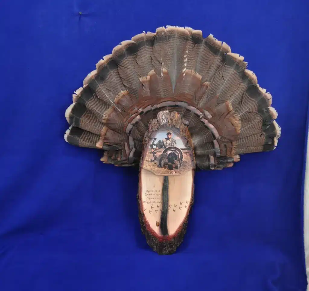 turkey gift idea - fan mount with photo