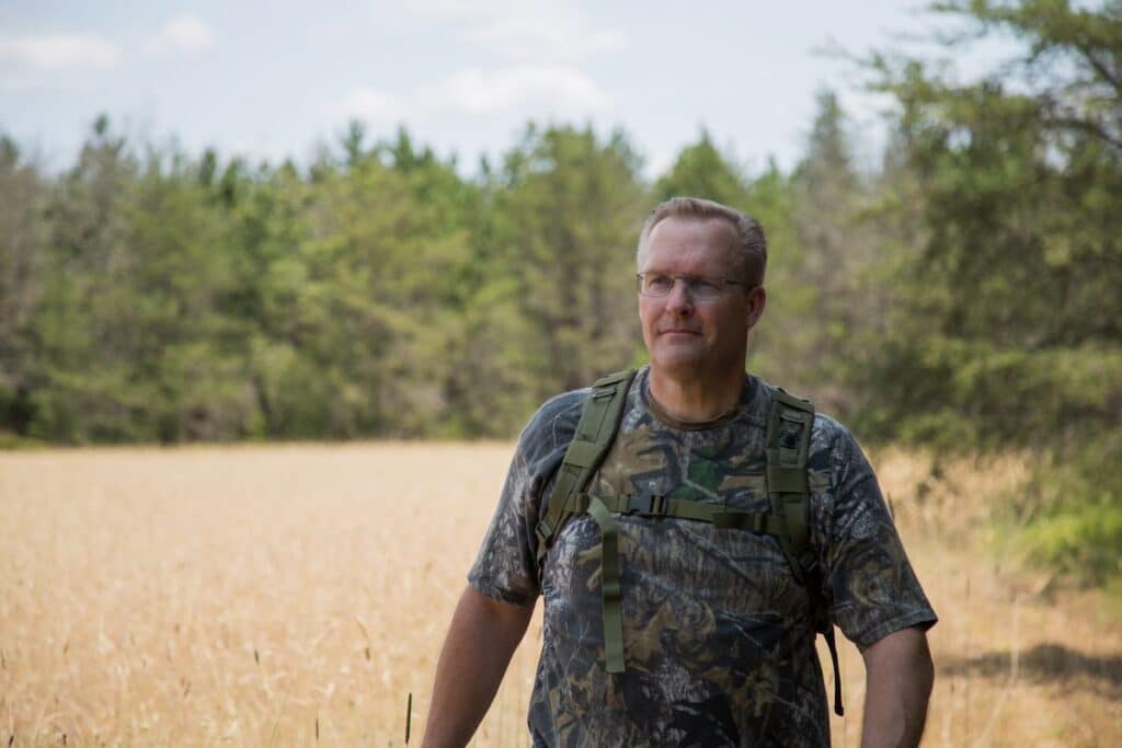 Rye Grass food plot attracts deer